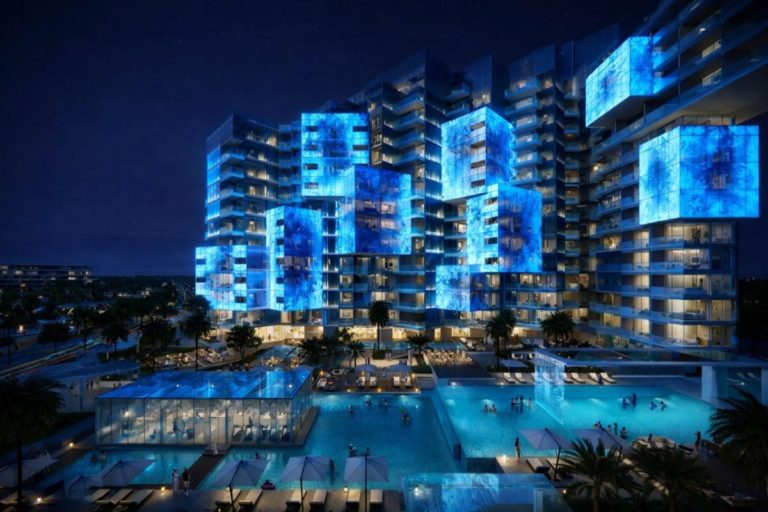 Ice Beach השקעות נדלן בדובאי לילה